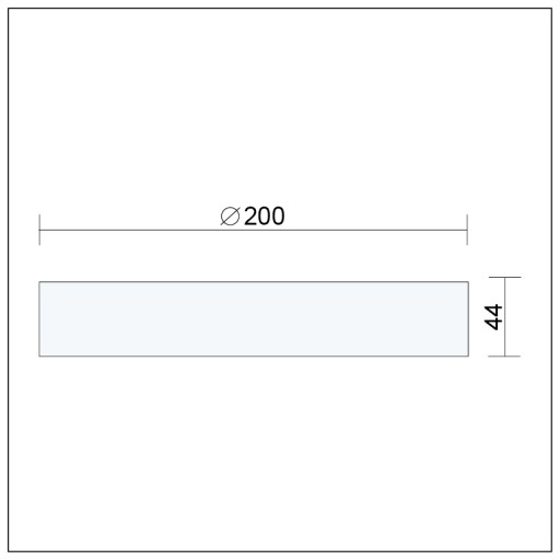 PLAFON ZEWNĘTRZNY LAMPA LED NATYNKOWA SUFITOWA 12W IP54