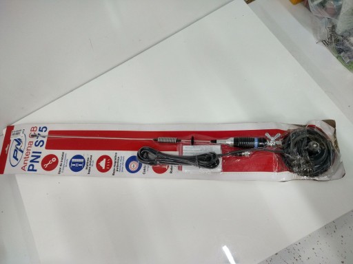 Антенна для CB Radio PNI S75 Magnetic, магнитная, 12,5 см, длина 75 см, бабочка