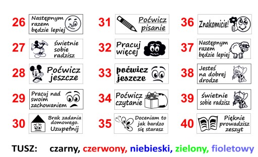 Штамп для УЧИТЕЛЕЙ Wagraf КАРТИНКА ОЦЕНКА ДЛЯ ДЕТЕЙ ШКОЛЬНЫЕ ВЫКРОЙКИ