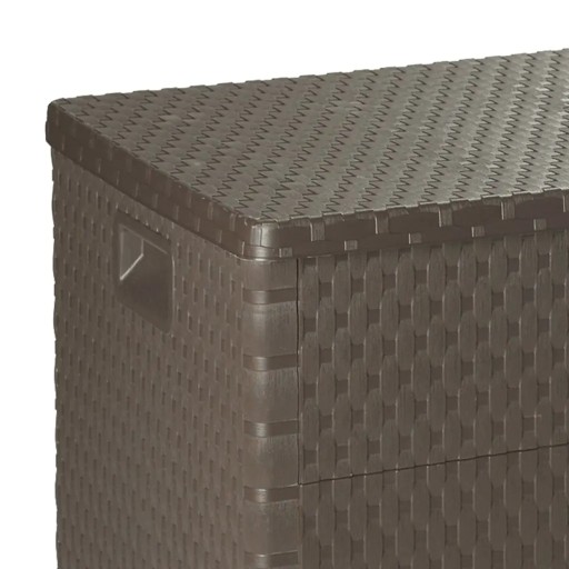 vidaXL Garden Box Коричневый 120x56x63 см ПП Ротанг 4371