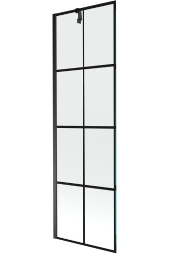 MEXEN NEXT Шторка для ванны 1-S FIX 60 CM ЧЕРНЫЙ