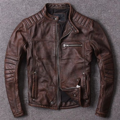 Куртка кожаная мужская BIKER Natural Leather L