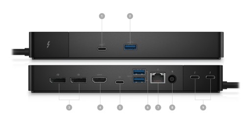 ДОК-СТАНЦИЯ РЕПЛИКАТОР ПОРТОВ ДЛЯ НОУТБУКА DELL Thunderbolt 4 WD22TB4