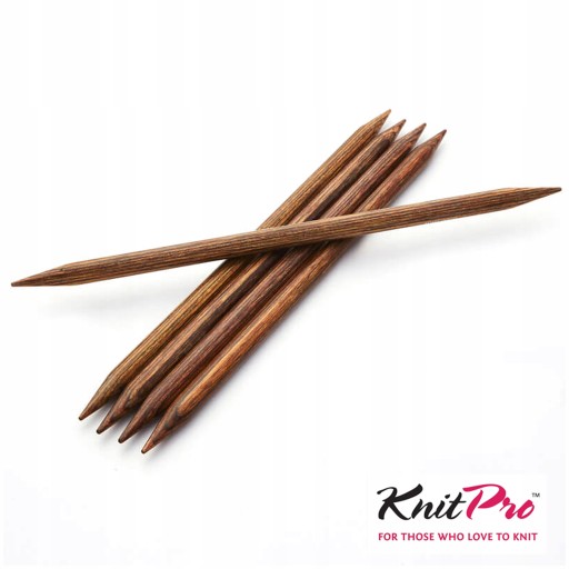 Спицы для носков KNITPRO деревянные -15см - 6,00мм