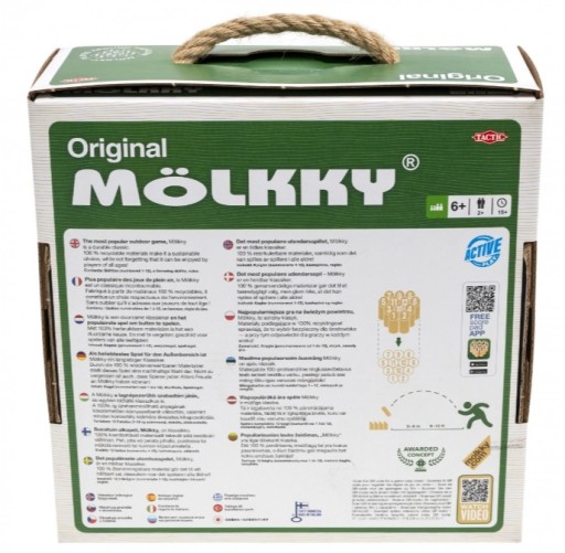 TACTIC MOLKKY оригинальная походная семейная игра для детей от 6 лет