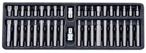 Набор бит TORX BITS Allen HEX XZN SPLINE, 40 шт. HONITON INSERT H0040