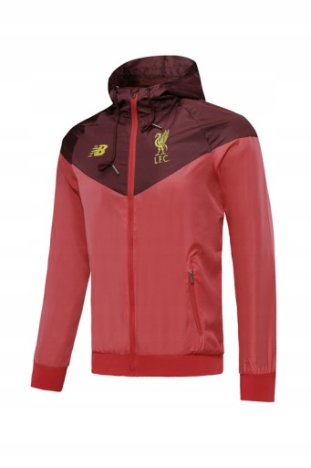 Красная нейлоновая куртка Liverpool FC, размер XL