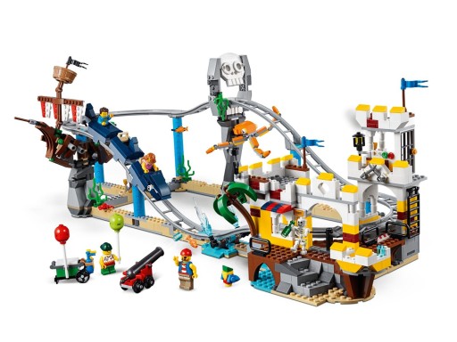 LEGO 31084 Creator 3w1 - Piracka kolejka górska. Zagniecenia.