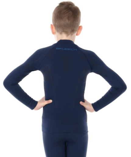 BRUBECK THERMO JUNIOR BLUZA BIELIZNA KOSZULKA TERMOAKTYWNA 140/146