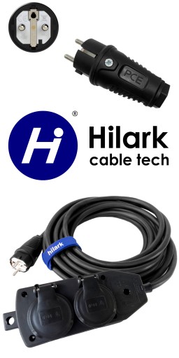 H07RNF OnPD резиновый удлинитель 3х2,5 2м с РАЗДЕЛИТЕЛЕМ