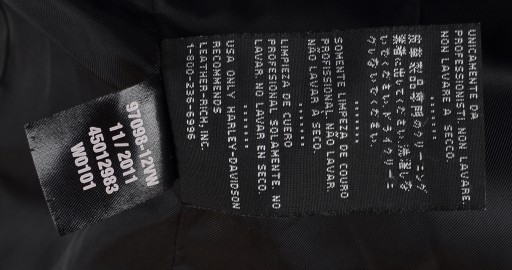 МОТОЦИКЛОВАЯ КУРТКА HARLEY DAVIDSON НАТУРАЛЬНАЯ КОЖА 38 / M