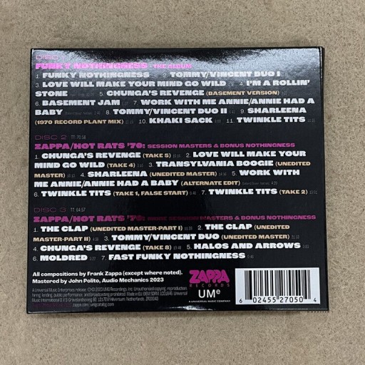 Фрэнк Заппа: Funky Nothingness (3CD)