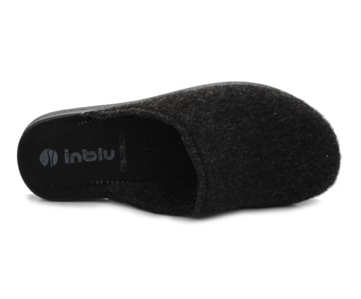 Inblu Slippers Домашние мужские мужские удобные флопки -шлепанцы черные 44