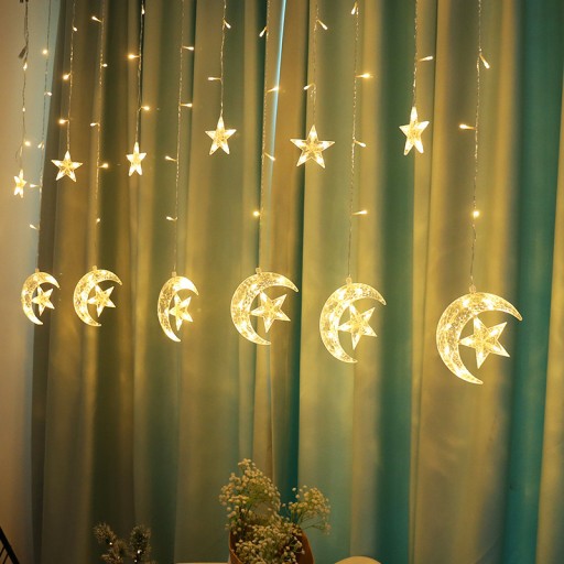 СВЕТОДИОДНЫЕ СВЕТИЛЬНИКИ ШТОРЫ MOON STARS 2.5M 138LED