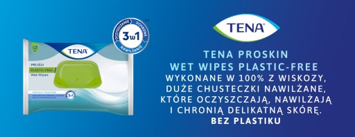 TENA Wet Wipes ProSkin влажные салфетки без пластика 48 шт.