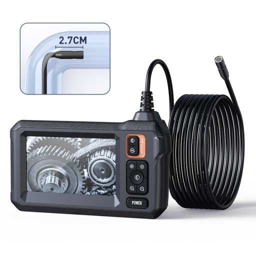 KAMERA INSPEKCYJNA ENDOSKOP PRZEWÓD 5m SONDA 2,7cm 8.5mm 8LED HD ZOOM IP67