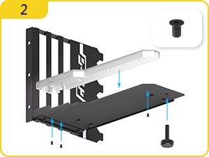 Argb Shirudo ezdiy-fab Riser PCIe 4.0 Вертикальная видеокарта Вертикальная карта