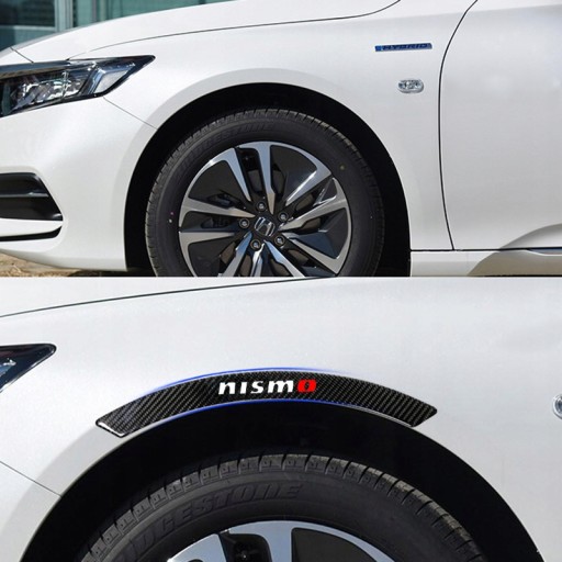 4 наклейки на боковые колеса Nissan Nismo