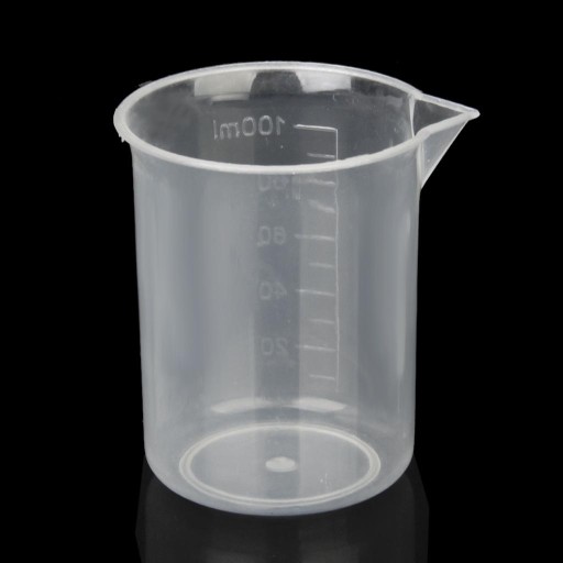 50ml ml przezroczysta stopniowana zlewka kubek miarowy Kitchen Lab Tool 100ml