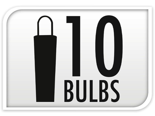 Садовые светильники GIRLANDA 10 LED с батарейками BEige
