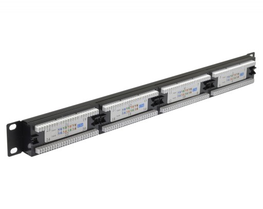 Patch panel 24 porty RACK 19