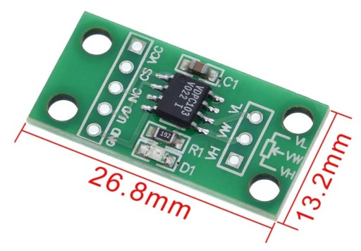 Moduł potencjometru cyfrowego X9C103S 10k 5V