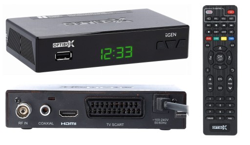 ЦИФРОВОЙ ТЮНЕР HD DVB-T/DVB-T2 OPTIBOX-NGEN H.265/HEVC OPTICUM