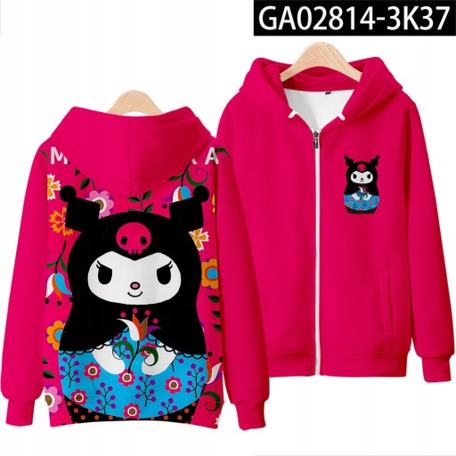куроми толстовка hello kitty каваи Харадзюку аниме