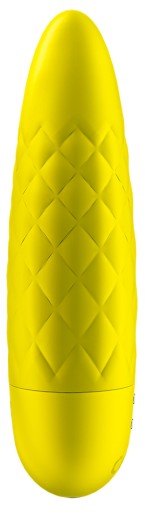 ULTRA POWER BULLET 5 - МИНИ-ВИБРАТОР С ЖЕЛТЫМИ ШАРИКАМИ