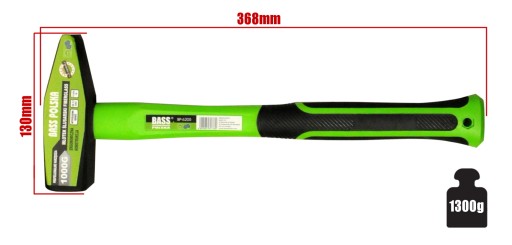 НАБОР BASS LOCKSTOCK HAMMER ИЗ 3 МОЛОТОК ИЗ СТЕКЛОСТЕКЛА