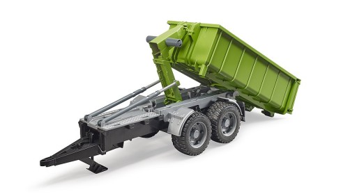 Bruder 02035 Прицеп с контейнером с крюковым погрузчиком