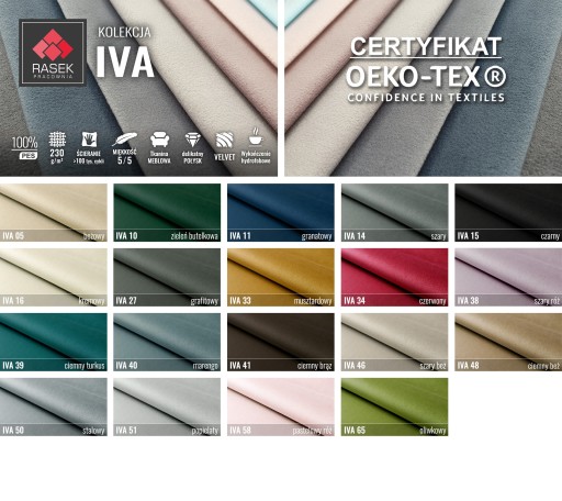 Обивочная панель 70 x 50 см Обивочные панели CLASSIC изготавливаются на заказ ЦВЕТА