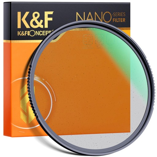 K&F FILTR dyfuzyjny Black Mist 1/8 NanoX 52mm rozdzielczość 8K PRO