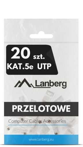 20X РАЗЪЕМНАЯ КЛЕММА РАЗЪЕМ RJ45 РАЗЪЕМ 8P8C UTP CAT CAT 5E ПО ВСЕМУ ЛАНБЕРГУ