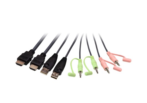 2-портовый USB 4K HDMI CS22H KVM-переключатель ATEN