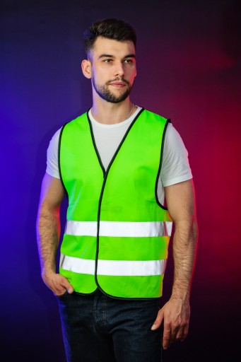 Светоотражающий жилет Зеленый 120г/м², XXL