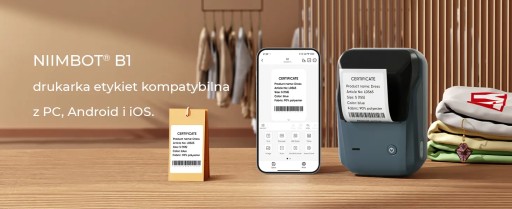 Термопринтер НИИМБОТ В1 + рулон этикеток