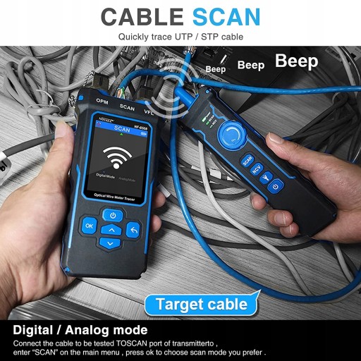 Тестер сетевого кабеля RJ11 RJ45 Сетевой тестер NF8508