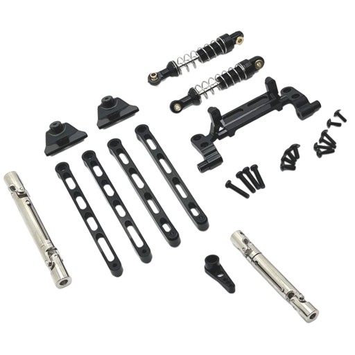Запасные части амортизатора RC, твердая запасная модель игрушки DIY, красный цвет