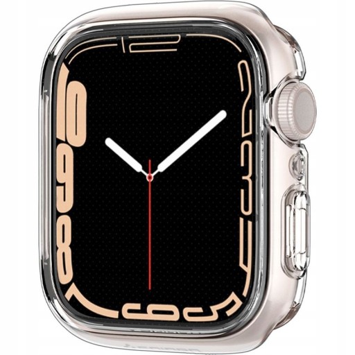Etui do Apple Watch 9 / 8 / 7 45mm, Spigen Ultra Hybrid, przezroczysty case