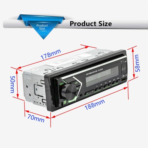 Автомобильный DVD-плеер с разноцветными огнями TDA7389, стереочип Bluetooth A