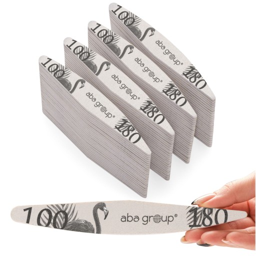Пилочка для ногтей Wings 100/180 в фольге Aba Group