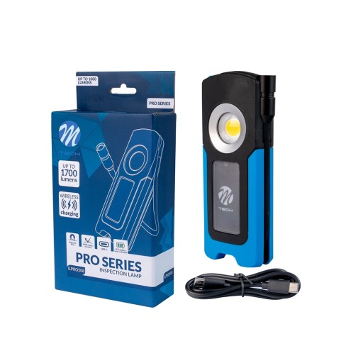 Latarka LED Lampa Warsztatowa Inspekcyjna PRO 15W, 3W COB Akumulatorowa USB