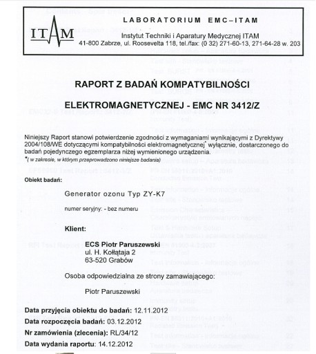 ОЗОНАТОР ОЗОН-ГЕНЕРАТОР ДЛЯ КОНДИЦИОНЕРА ВОЗДУХА 120г/ч