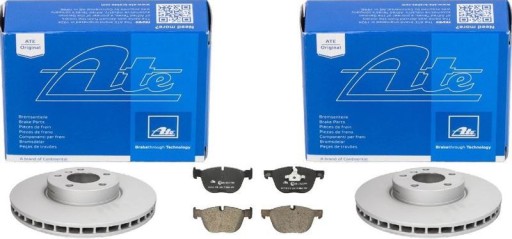 ATE ПЕРЕДНИЕ ДИСКИ+КОЛОДКИ BMW X5 E70 F15 332MM
