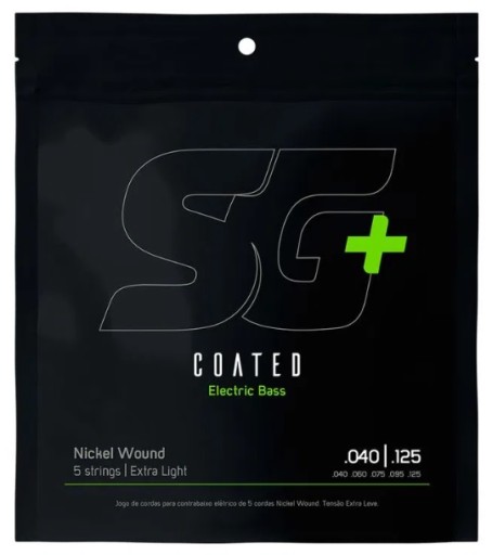 Струны для 5-струнной бас-гитары SG+ Coated 40-125