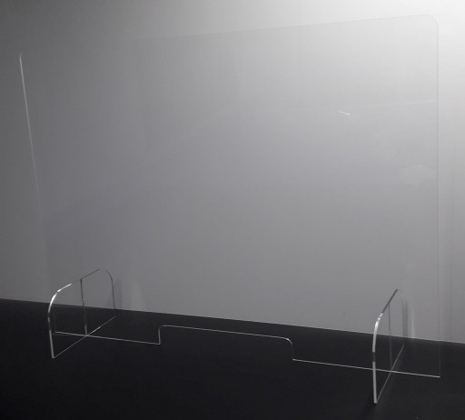 Настольная защитная крышка из оргстекла 130x60 см