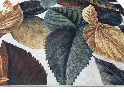 Ковер DIGITAL золотистый LEAVES бежево-коричневый 160х230
