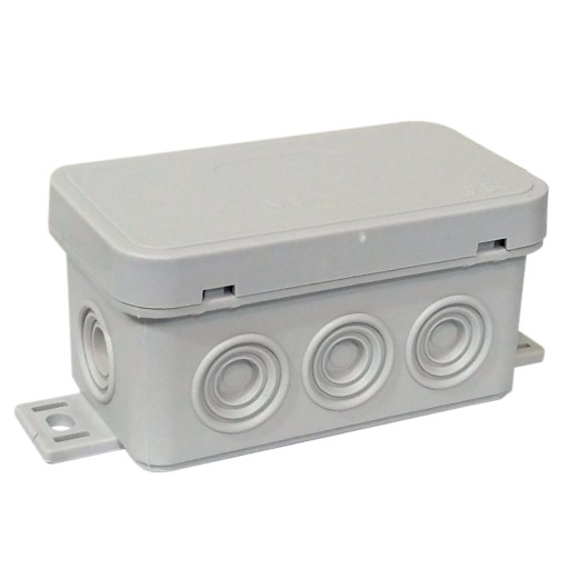 PUSZKA N/T HERMETYCZNA V8 IP54 80×45×41 POPIELATA