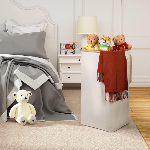 Корзина для белья 140 л бамбук бежевый Yamagahome